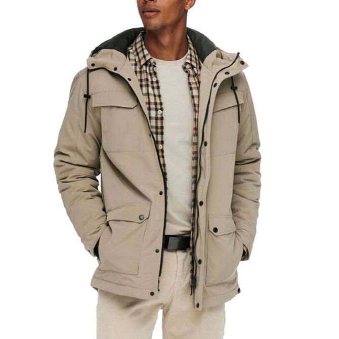 ONLY&SONS PARKA UOMO SOLID 22019935 - Grandinetti Sport