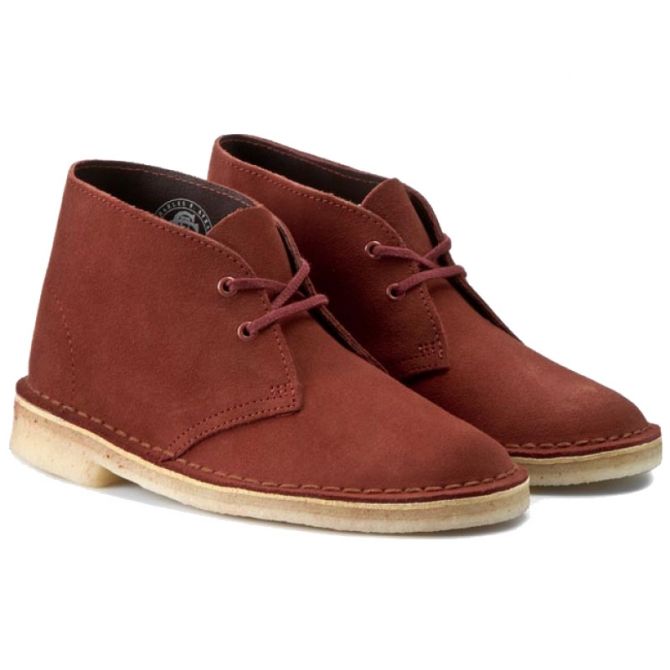 een paar Rusteloos voor de helft CLARKS DESERT BOOT TERRACOTTA ROSSO SCURO - Grandinetti Sport