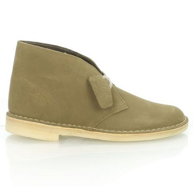 CLARKS DESERT BOOT TRUFFLE SUEDE VERDE MILITARE Grandinetti Sport