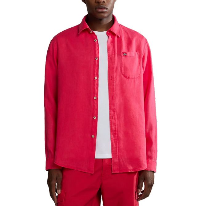 NAPAPIJRI CAMICIA M M UOMO LINEN NP0A4HT5I176 Grandinetti Sport