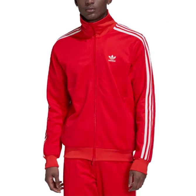 Adidas track jacket with hood on sale