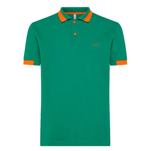 SUN 68 POLO BIG STRIPES FLUO A33121-88