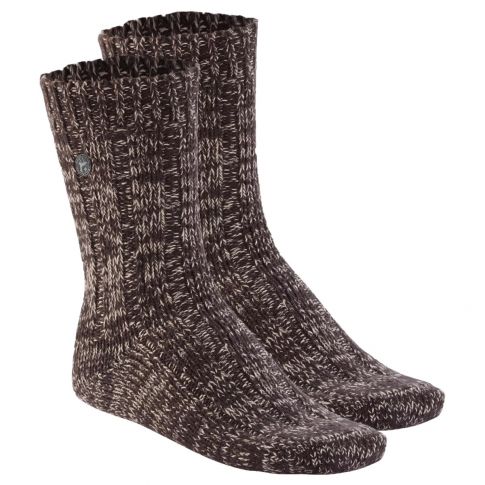 BIRKENSTOCK CALZE SOCKS COTTON TWIST BROWN 1002546