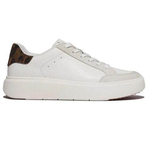 FITFLOP SNEAKERS DONNA RGT LEOPARD BIANCO