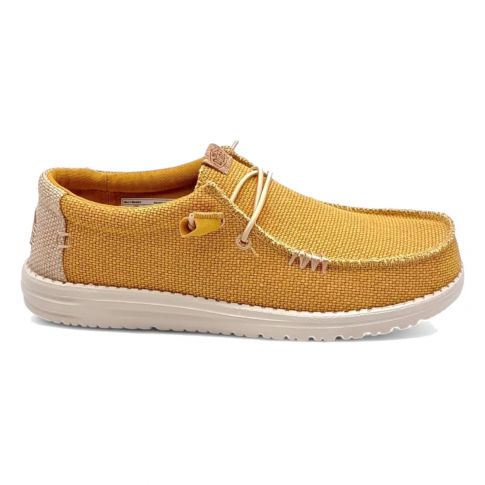 HEYDUDE SNEAKERS WALLY BRAIDED YELLOW 40003-77H