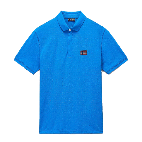 NAPAPAPIJRI POLO UOMO EBEA BLU FRESH NP0A4HPYB2W1