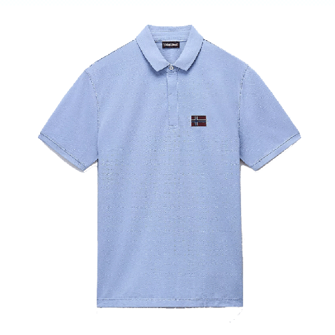 NAPAPAPIJRI POLO UOMO EBEA CELESTE NP0A4HPYI831