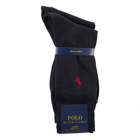 POLO RALPH LAUREN SET 2 PAIA CALZE LANA MERINO 449723737003