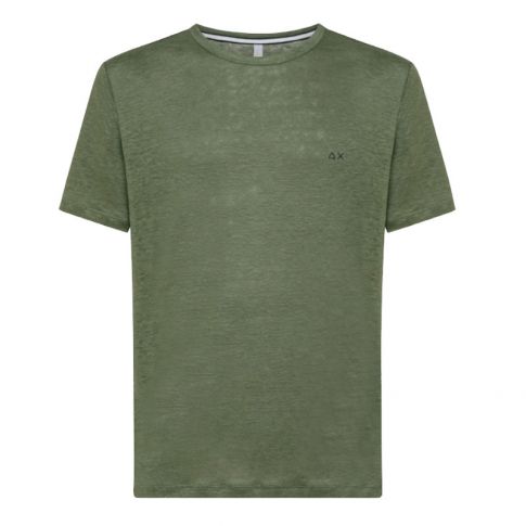 SUN 68 T-SHIRT UOMO LINEN SOLID T33130-19