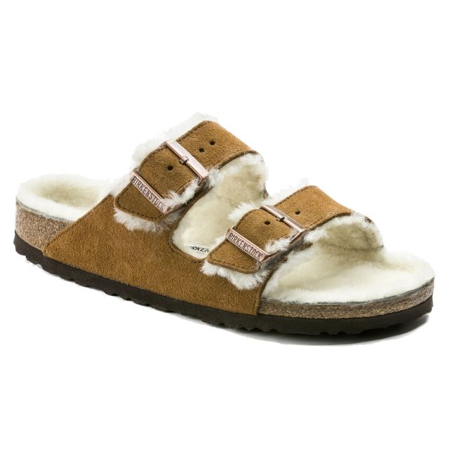 BIRKENSTOCK CIABATTA ARIZONA SHEARLING MINK 1001135 