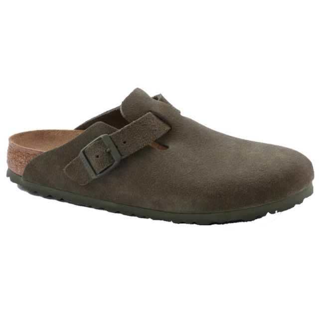 BIRKENSTOCK SABOT BOSTON SUEDE THYME 1024714