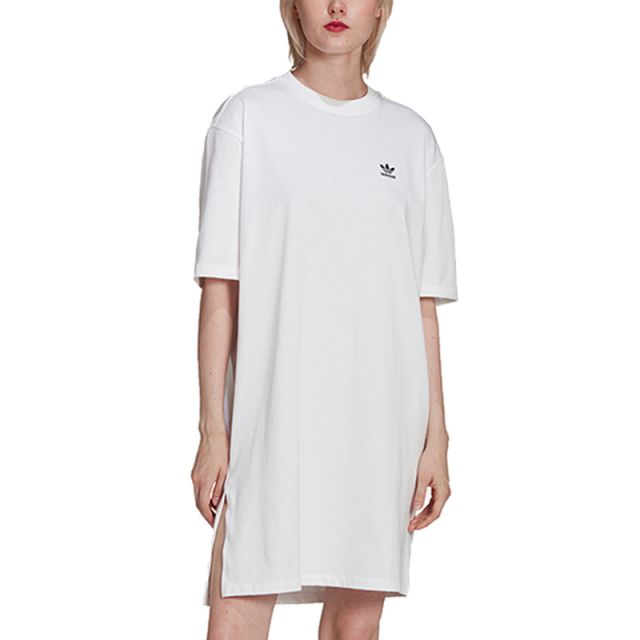 ADIDAS VESTITO TEE DRESS BIANCO HC2034 