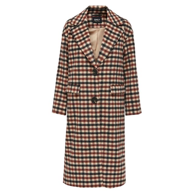 ONLY CAPPOTTO CHECKED COAT 15234581