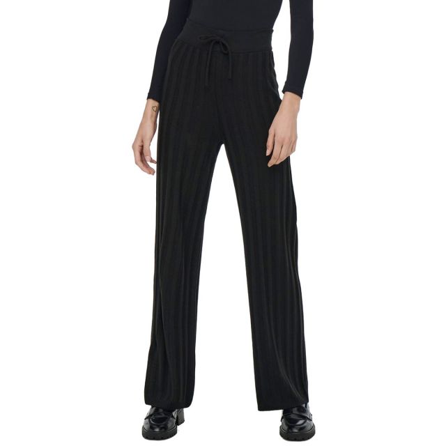 ONLY PANTALONE WIDE FITTED TROUSERS NERO 15236375