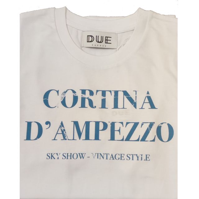 DUEDUE T-SHIRT CORTINA D'AMPEZZO FW62ST