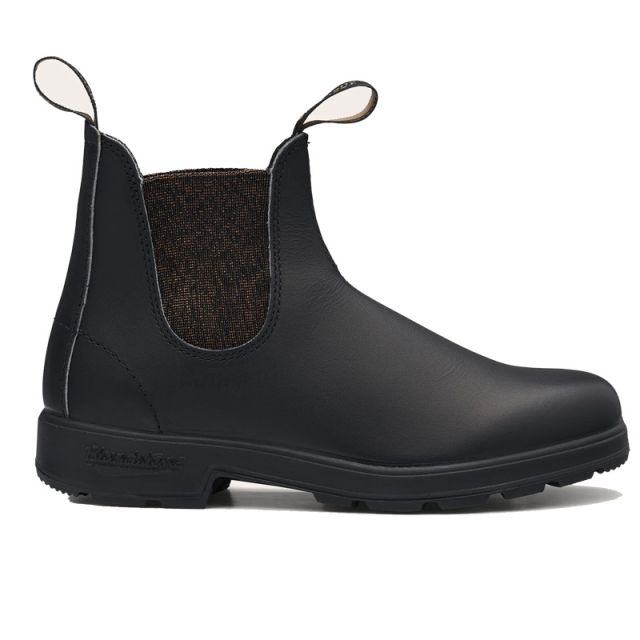 BLUNDSTONE 1924 ELASTIC SIDED BOOT BLACK LEATHER