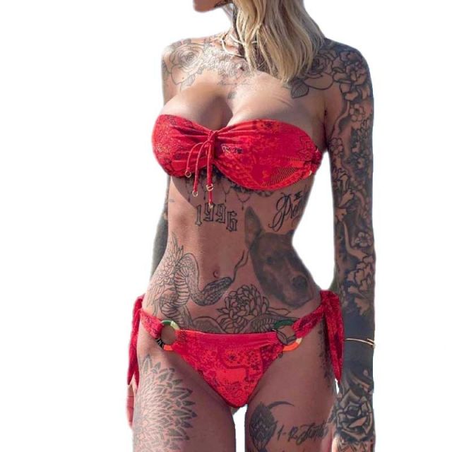 F**K  BIKINI FASCIA GLITTER F21-0321X1