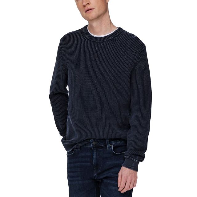 ONLY& SONS TEXTURE KNITTED PULLOVER 22020607