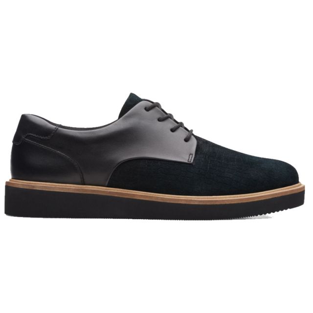 CLARKS WOMAN BAILLE LACE BLACK 168384