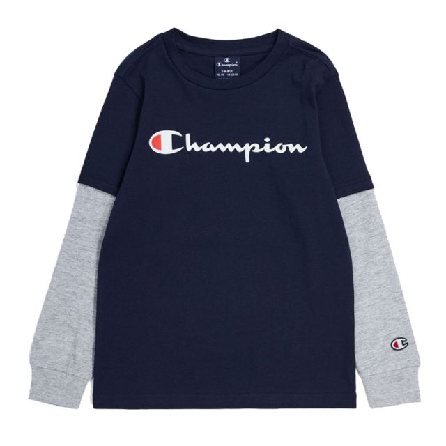 CHAMIPON T-SHIRT MANICA LUNGA LOGO 306503-BS501