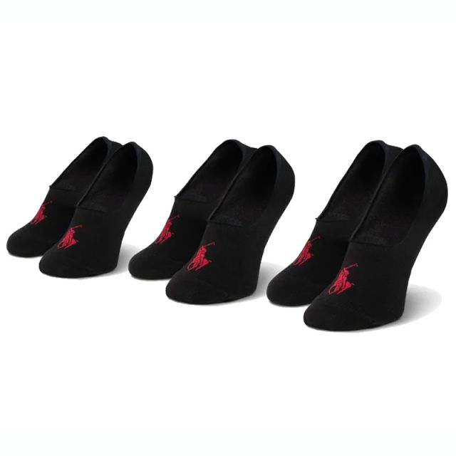 RALPH LAUREN 3 PAIA CALZE UOMO NERO 449655267002 