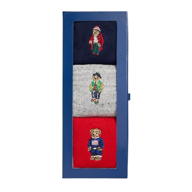 RALPH LAUREN SET 3 PAIA CALZE CALDE 449958862001