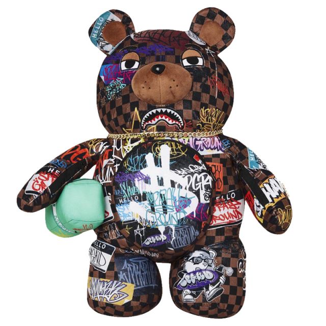 SPRAYGROUND ZAINO TAGGED UP SIP BEAR 910B5510NSZ