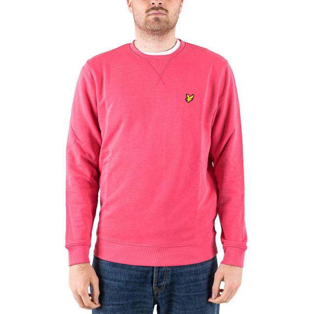 LYLE & SCOTT FELPA CREW NECK SWEATSHIRT PINK ML424