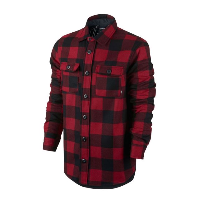 NIKE SB CAMICIA SCACCHI BUFFALO PLAID 707848-687