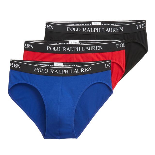 POLO RALPH LAUREN BOX SLIP 3 PACK BRIEF 714840543016