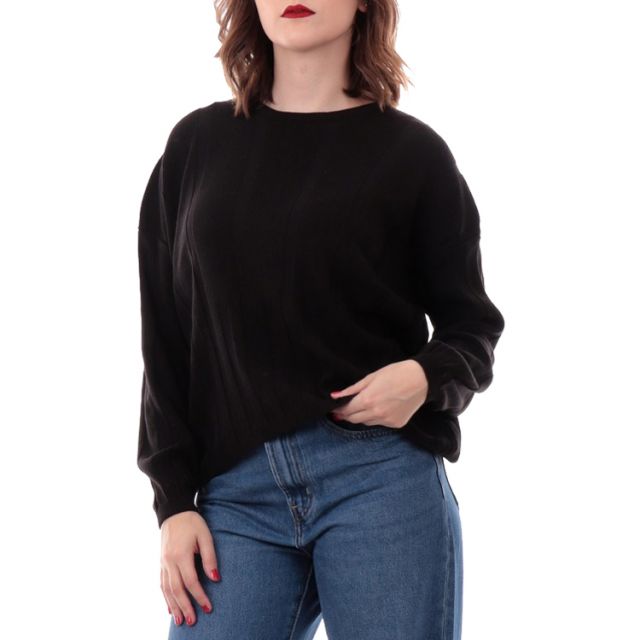 ONLY PULLOVER DONNA OVERSIZE BLACK 15236369