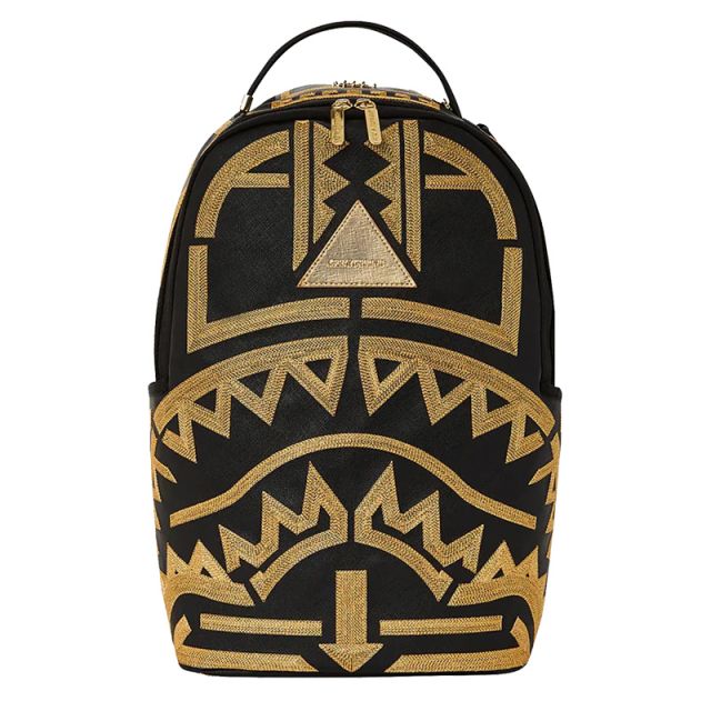 SPRAYGROUND ZAINO AI TRIBAL GOLD STARS 910B5449NSZ