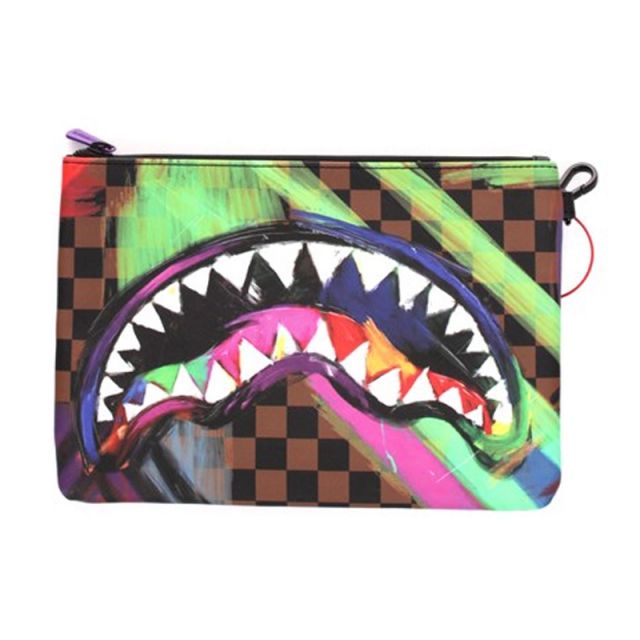 SPRAYGROUND POUCHETTE SHARKS IN PAINT 910B5583NSZ