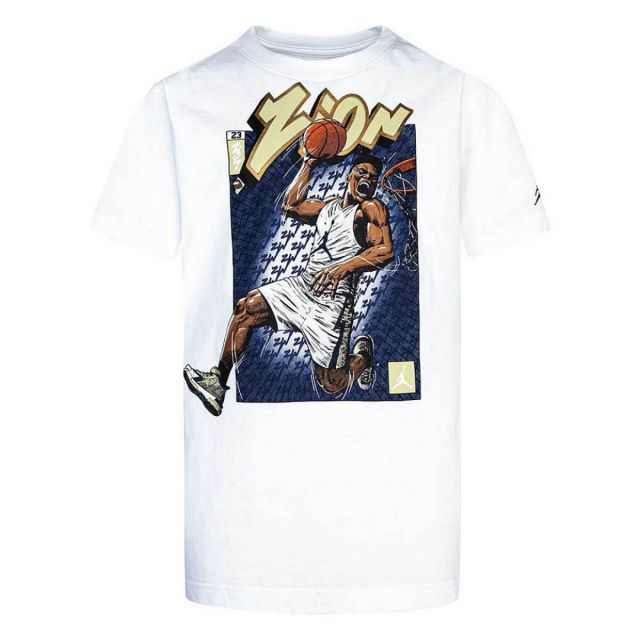 NIKE JORDAN T-SHIRT BAMBINO AIR JORDAN ZION BREAK 95B414-001