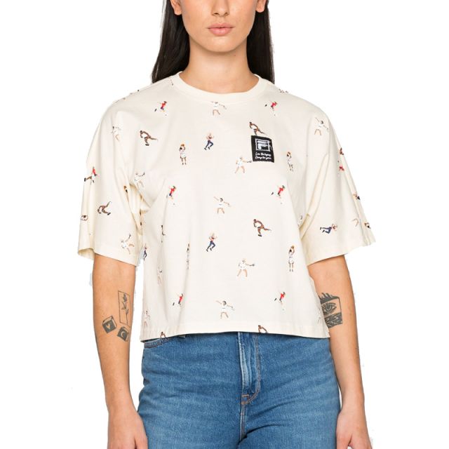 FILA T-SHIRT TEMPE AOP OVERSIZE TEE FAW0028