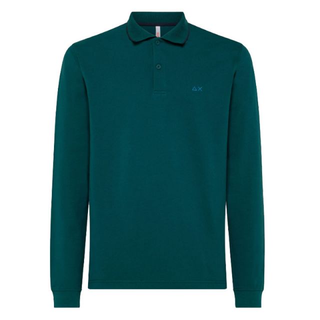 SUN 68 POLO M/L UOMO STRIPE ON A33113-50