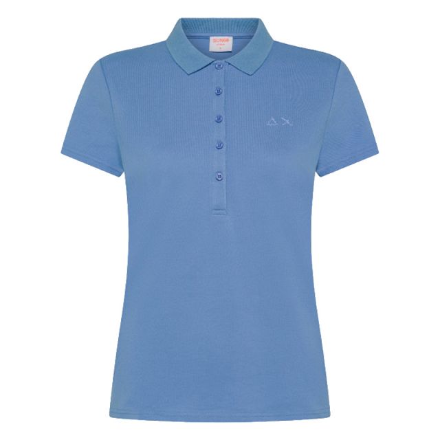 SUN68 POLO DONNA SOLID NO BUTTONS S/S A35202-56