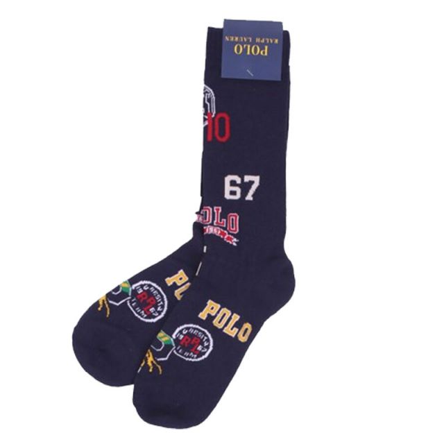 RALPH LAUREN CALZE LOGO SOCKS 449892846 