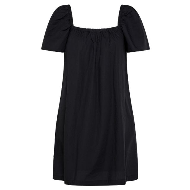 SUN68 ABITINO DRESS BIG SLEEVES BLACK S32207-11