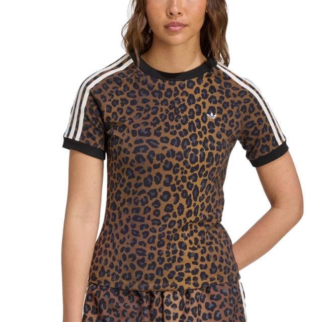 ADIDAS T-SHIRT LEOPARD CALI JW7304