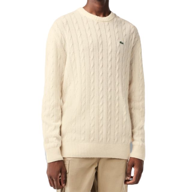 LACOSTE PULLOVER LANA UOMO TRECCE AH8566-XFJ
