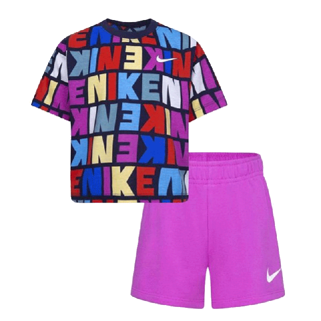 NIKE COMPLETO SET T-SHIRT + BERMUDA 36K551-A9X