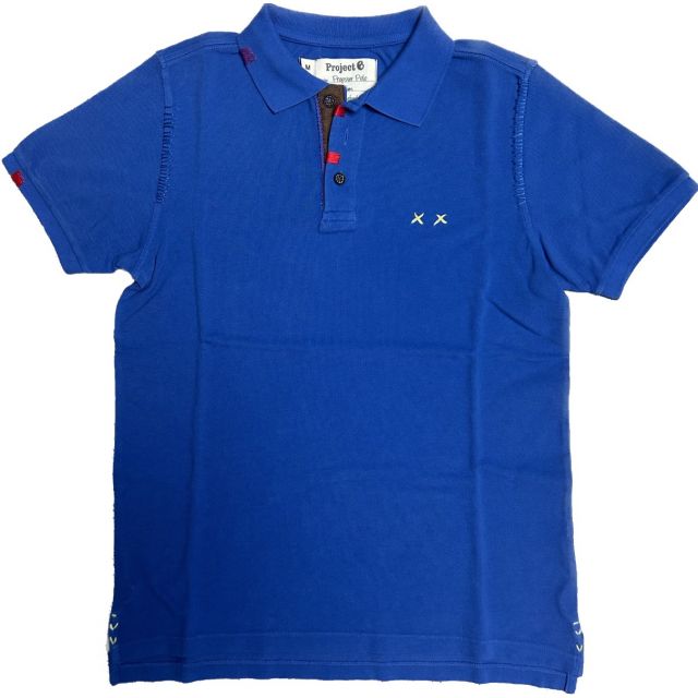 PROJECT E XX POLO PIQUET COBALTO