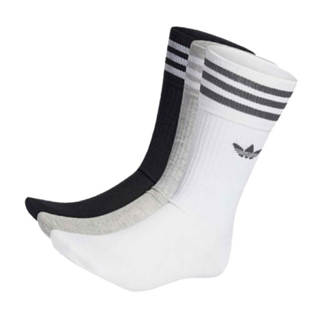 ADIDAS CALZE 3P SOLID CREW HC9558 