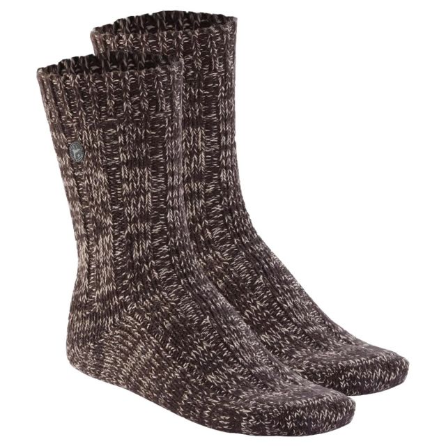 BIRKENSTOCK CALZE SOCKS COTTON TWIST BROWN 1002546
