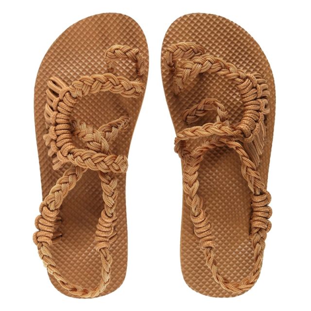F**K  SANDALO DONNA TRECCE F21-A0051GD
