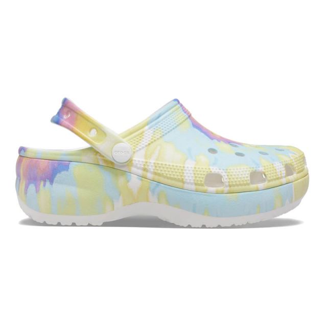 CROCS SABOT CLASSIC PLATFORM GRAPHIC