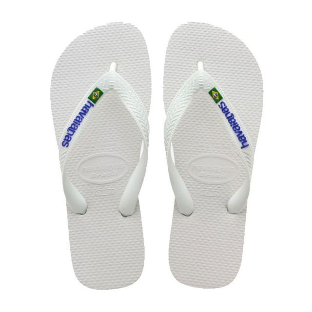 HAVAIANAS INFRADITO BRASIL LOGO FC WHITE