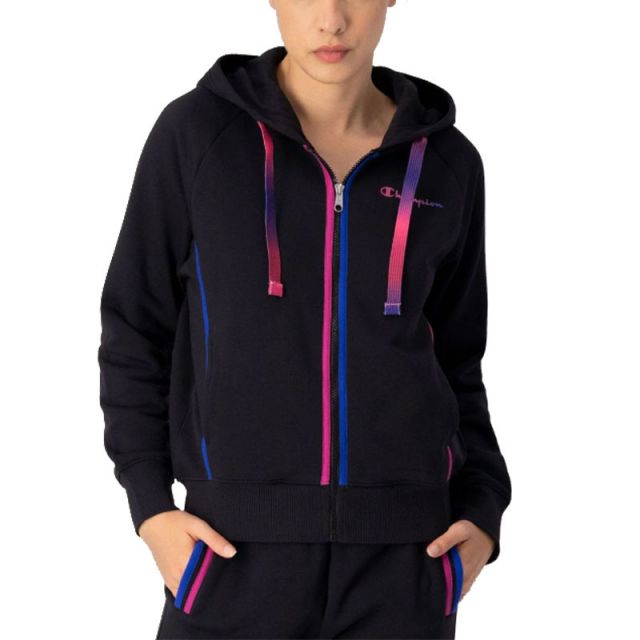 CHAMPION FELPA DONNA FULLZIP 115623-KK001