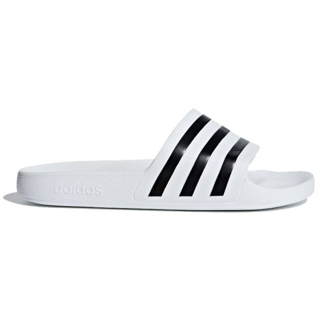 ADIDAS CIABATTA ADILETTE AQUA BIANCO/NERO F35539